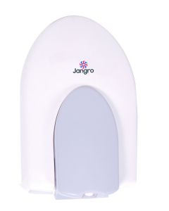 Toilet Seat Cleaner Dispenser, White Plastic