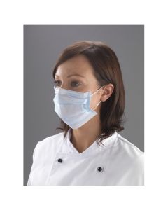 Shield® Disposable 3 Ply Ear Loop Face Masks - Blue