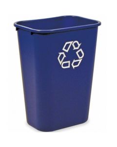Deskside Recycling Bin 39 litre Blue