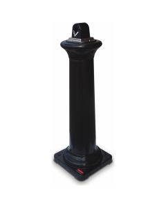 Groundskeeper Tuscan Receptacle Black