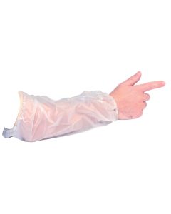 Polythene Oversleeves White