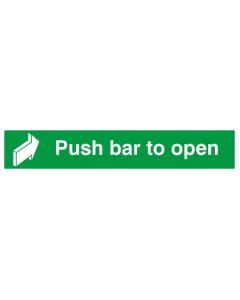 Push Bar To Open 75x600 Rigid