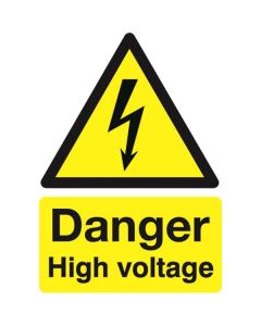 Danger High Voltage 210x148 Rigid