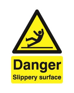 Danger Slippery Surface 210x148 Rigid