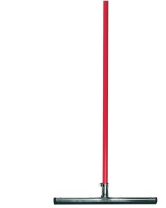 Floor Squeegee Red Steel Handle