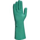 Nitrile Gauntlet 33cm, Green Size 8
