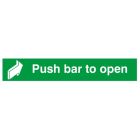 Push Bar To Open 75x600 S/A