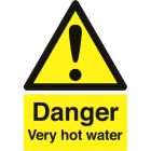 Danger Very Hot Water 70x50 S/A